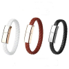 Lighting USB Leather Bracelet Fast Charging Cable