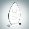 Teardrop Award with Base | Clear Glass