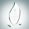 Flare Award with Base | Jade Glass