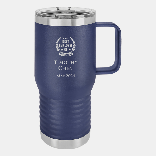 Polar Camel Vacuum Navy Blue Insulated Travel  Mug with Slider Lid, 20z