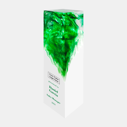 Color Imprinted Resin Green Column Award