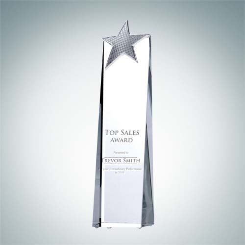 Metal Star Tower | Optical Crystal,Metal - Medium