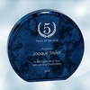 Blue Marble Aurora Acrylic Award - Small