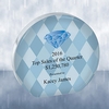 Sublimational Beveled Circle Acrylic Award - Small