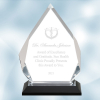 Silver Diamond Impress Acrylic Award (M)
