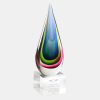 Blue/Green Tear Drop Award (L)