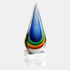 Blue/Amber Teardrop Award (S)