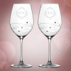 16 oz Barski Sparkle Red Wine Glass | Molten Glass