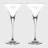 9 oz Barski Martini Glass Pair | Molten Glass