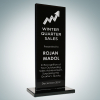 Black Glass Honorary Rectangular Award