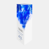 Color Imprtined Resin Blue Column Award