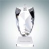 Rising Star Award - Clear Slant Base | Optical Crystal