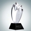 Rising Star Award - Black Slant Base | Optical Crystal