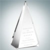 Majestic Triangle Plaque | Optical Crystal