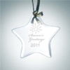 Beveled Star Ornament | Jade Glass