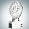 Male Golfer Champion Award | Optical Crystal, Molten Glass