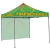 10' Square Canopy Tent W/One Full Wall