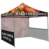 10' Square Canopy Tent W/One Full Wall and Two Half Walls
