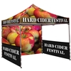 10' Square Canopy Tent W/One Full Double Sided Wall and Two Double Sided Half Walls