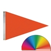 2' x 3' Solid Color Pennants with Heading & Grommets