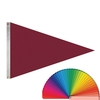 4' x 6' Solid Color Pennants with Heading & Grommets