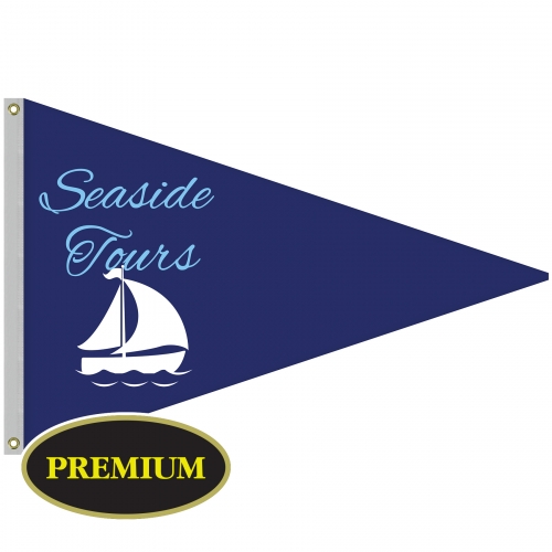 4' x 6' Single Reverse Knit Polyester Pennant