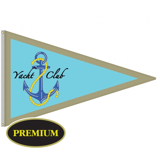 5' x 8' Single Reverse Knit Polyester Pennant