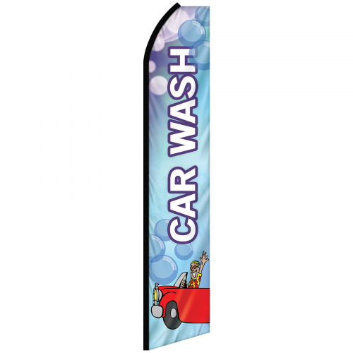 12' Digitally Printed Custom Swooper Banner