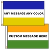 3' x 5' Custom Message Flags