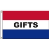 Gifts 3' x 5' Message Flag with Heading and Grommets