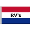 RV's 3' x 5' Message Flag with Heading and Grommets