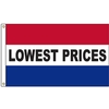 Lowest Prices 3' x 5' Message Flag with Heading and Grommets