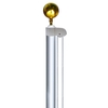 16' Silver Aluminum Pole - Without Flag