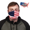 Flag Pattern Microfiber Face Cover