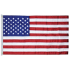 5' X 8' 2-ply Polyester U.S. Flag with Heading and Grommets (Imported)