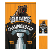 4' x 6' Championship Banner Single Sided with Backliner Straight Cut