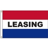 Leasing 3' x 5' Message Flag with Heading and Grommets