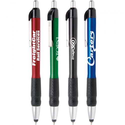 MaxGlide Click™ Metallic Stylus Pen (Pat #D712,479)