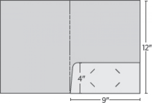 Class 1 Stock Standard 1 Pocket Folder