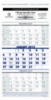 3-Month View Wall Calendar (8