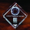 Jewel Cut Crystal Cube Award (4