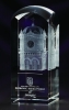 Crystal Dome Top Rectangle Award (3
