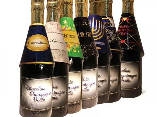 Congratulations Chocolate Champagne Bottles