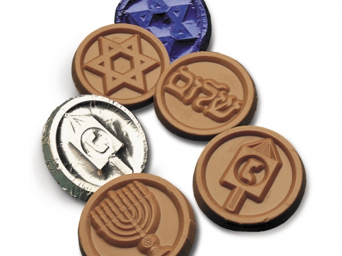 Hanukkah Chocolate Coin