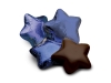 Dark Chocolate Stars in Blue Foil