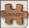 Teamwork Chocolate Puzzle Piece