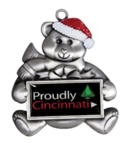 Vibraprint® Bear Holiday Ornament (2-1/2