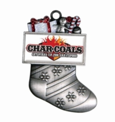 Vibraprint® Stocking Holiday Ornament (2-1/2