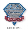 Power Stamped™ - Soft Enamel Brass Pin (1-1/8