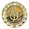 Antique Music Star Medal (2-1/2